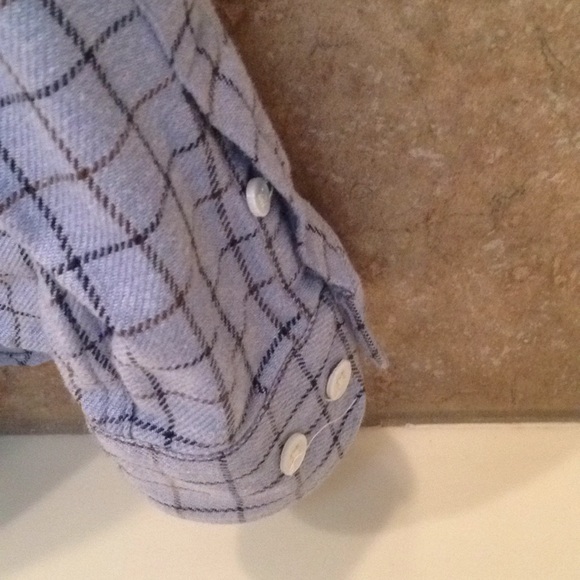 FACONNABLE TATTERSALL COTTON BUTTONDOWN SHIRT SZ M - Picture 5 of 5